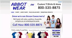 Desktop Screenshot of abbotwear.com